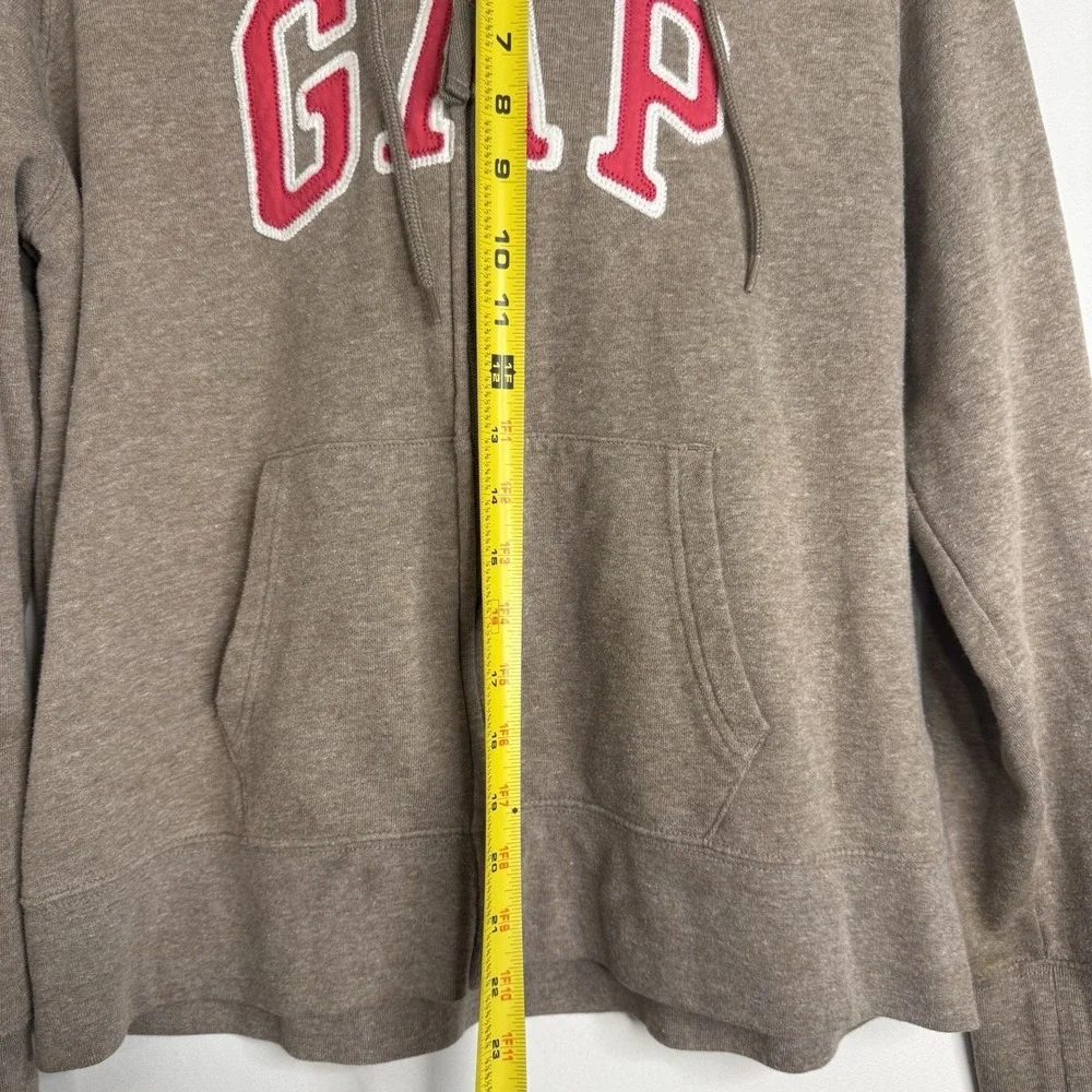 Kids Gap Beige Pink Zip Up Jacket Size XL Youth Lightweight Spring Fall Hooded